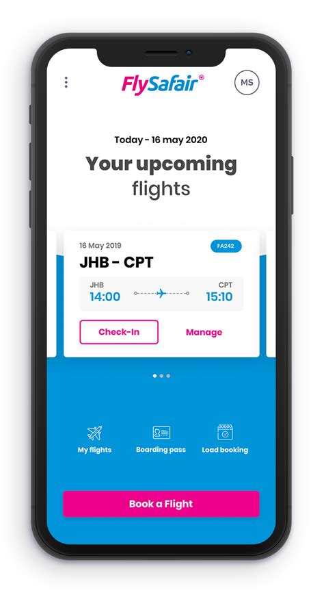 flysafair booking check in