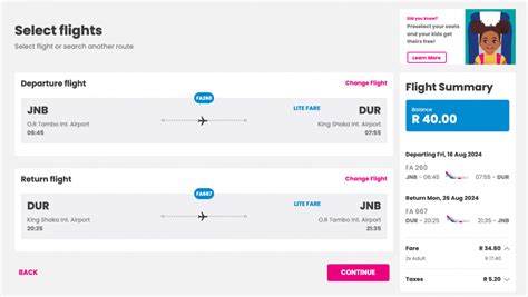 flysafair r10 tickets south africa