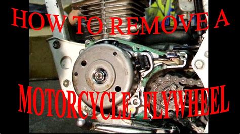 Flywheel Motorcycle Removal
