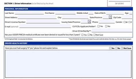 9 Fmcsa Forms And Templates free to download in PDF
