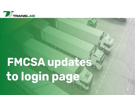 fmcsa portal account login