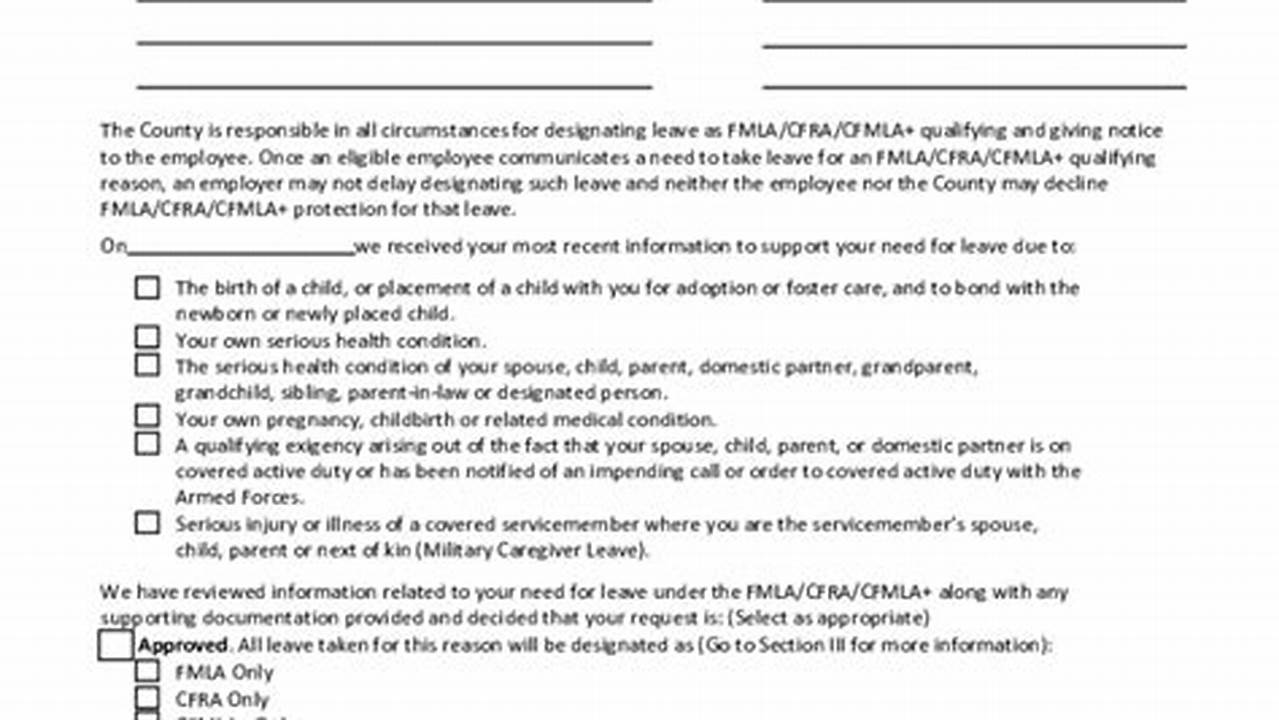 Fmla Forms 2024 Pdf Guide
