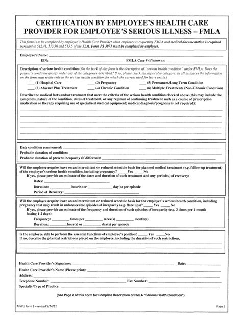 FMLA Forms 52413 Layout 1 Nalcbranch1100 Fill and Sign Printable