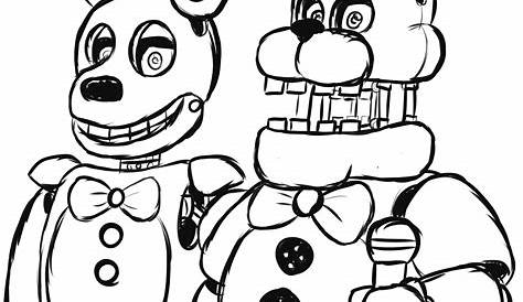 desenhos do jogo Five Nights at Freddy s para pintar e imprimirdesenhos
