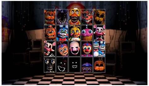 Made FNaF 2 Custom Night icons for almost all animatronics from the