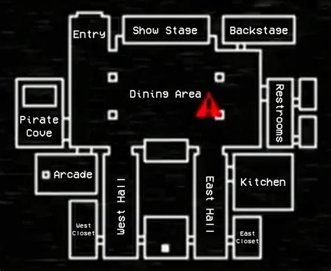 Fnaf 2 Map Layout