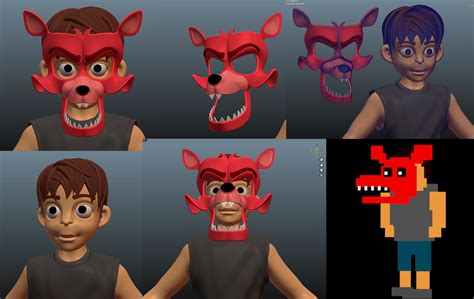 Fnaf 4 Foxy Kid