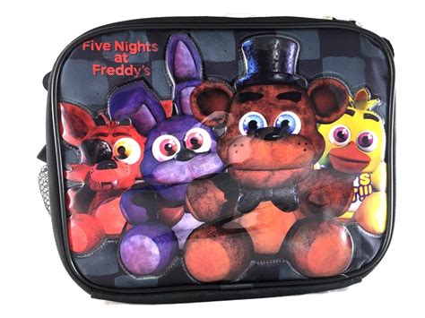 FNAF Lunch Box Soft Kit Insulated Cooler Bag Five Nights at Freddy's