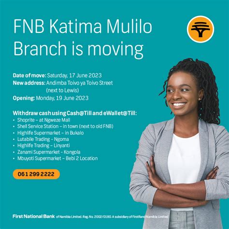fnb katima branch code