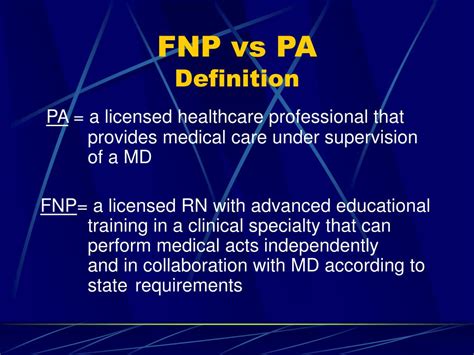 FNP vs PA: Which Career Path
