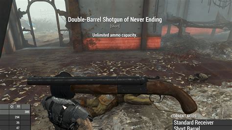 Fo4 How To Get Never Ending Double Barrel Shotgun