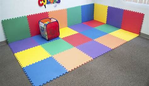 Foam Tiles For Kids Play Room RollUp room Flooring 5' X 5'