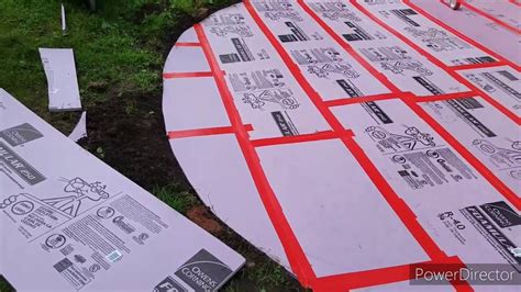 Foam Board Insulation Under Pool