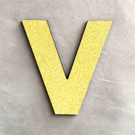 Foam Core Gold Letters