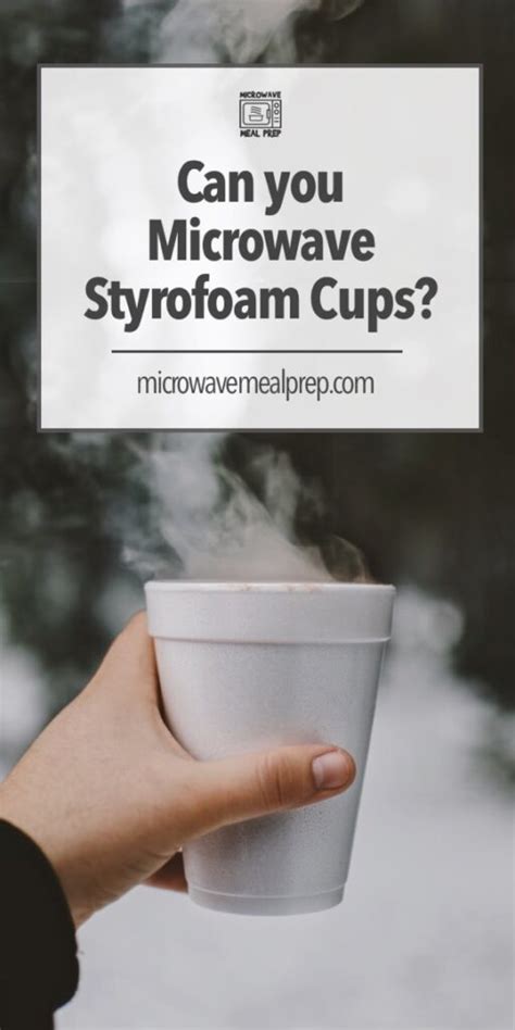 Foam Cups Microwave Safe
