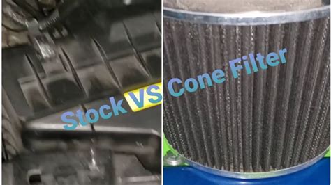 Foam Filter Vs Cone Filter