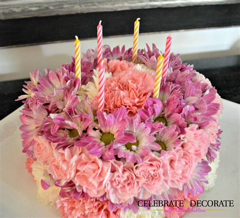 Foam Flowers Cake