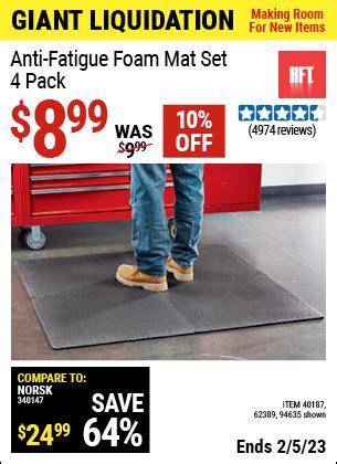 Foam Mat Harbor Freight