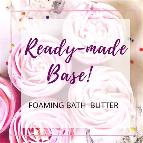 foaming bath butter base