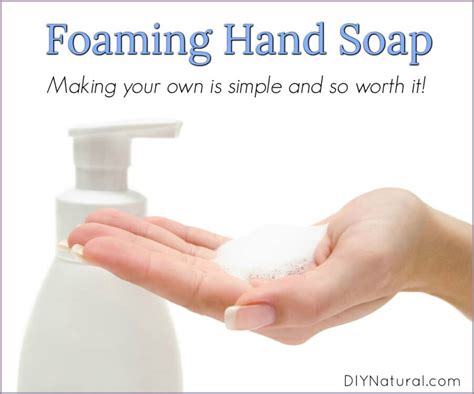 Foaming Hand Soap Diy