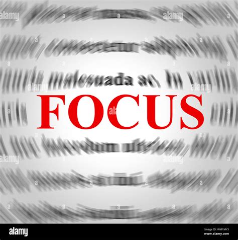 focused meaning