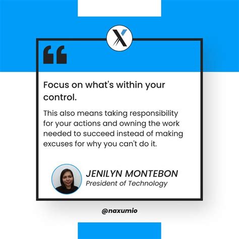 focusing on responsibility and answer