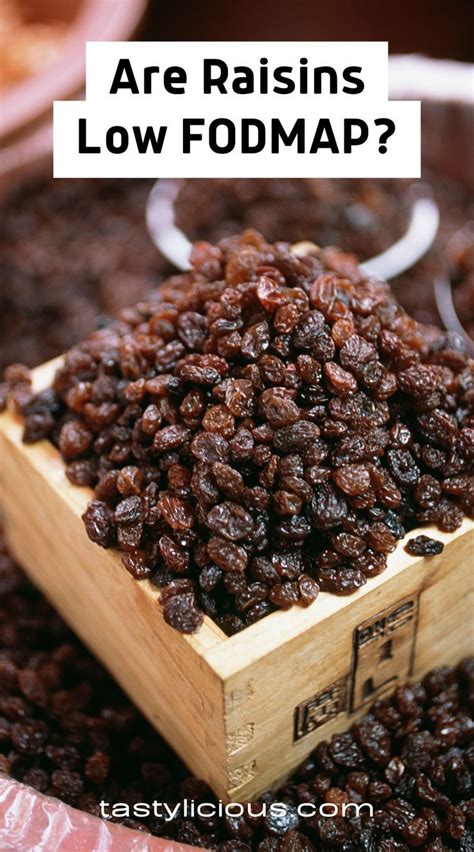 Fodmap Raisins Secs