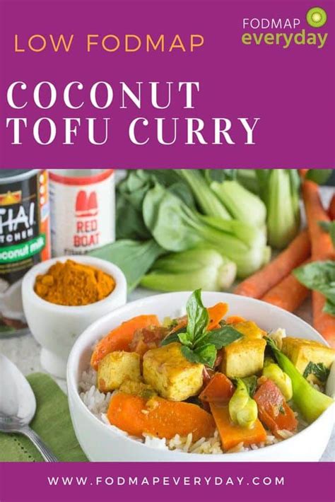 Fodmap Tofu Curry