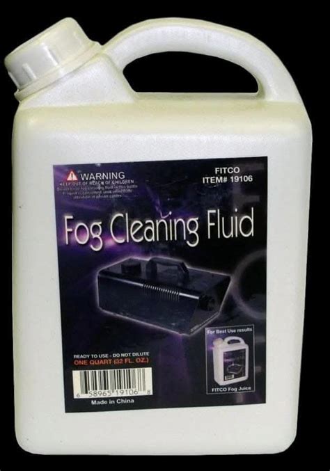 Fog Machine Cleaning Solution