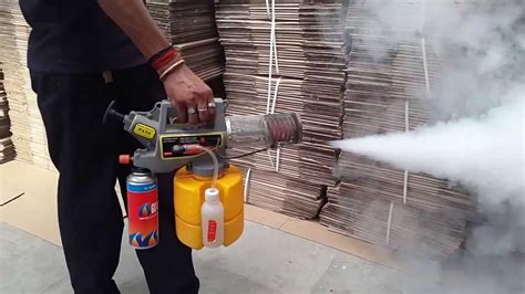 Fogging Machine In Use