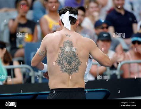 fognini tennis back tattoo