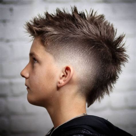 fohawk fade kid