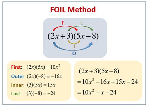 Foil Examples In Math