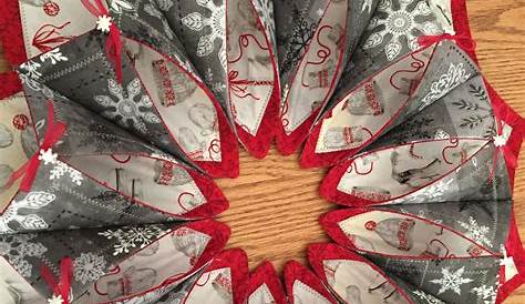 Fold And Stitch Wreath Pattern