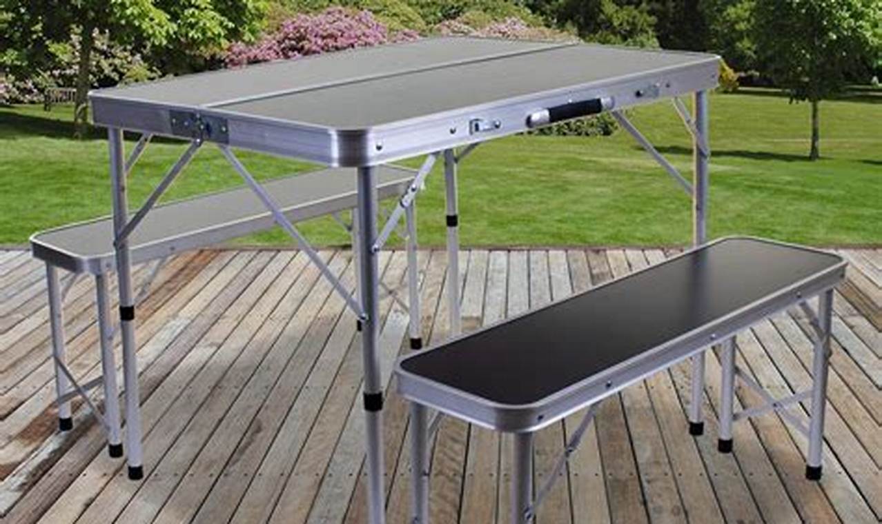 Fold Away Camping Table and Chairs: Essential Gear for Outdoor Adventures