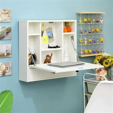 Fold Down Desk With Storage