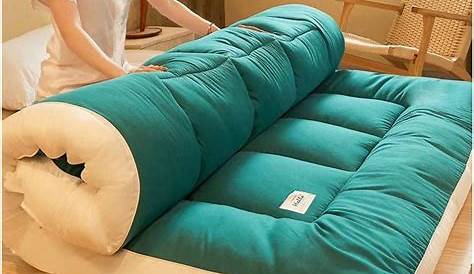 Gymax 4'' Queen Size Foam Folding Mattress Sofa Bed Guests Floor Mat
