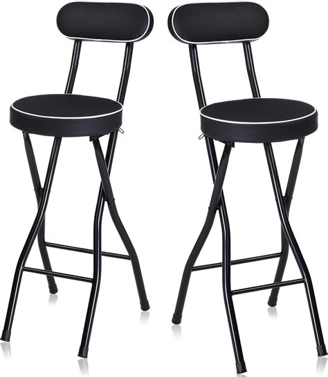 Foldable Bar Stools With Back