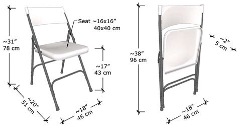 Foldable Chair Dimensions