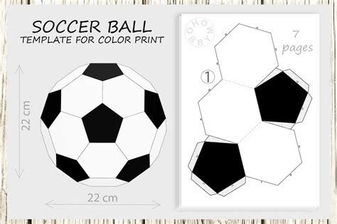 Foldable Soccer Ball Printable