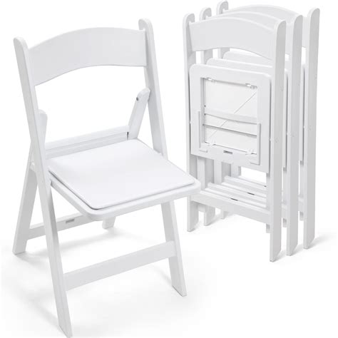 foldable white chair