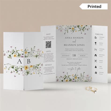 9+ Folded Wedding Invitation