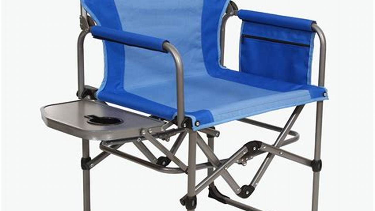 Folding Camping Chair with Side Table: Your Outdoor Comfort Companion