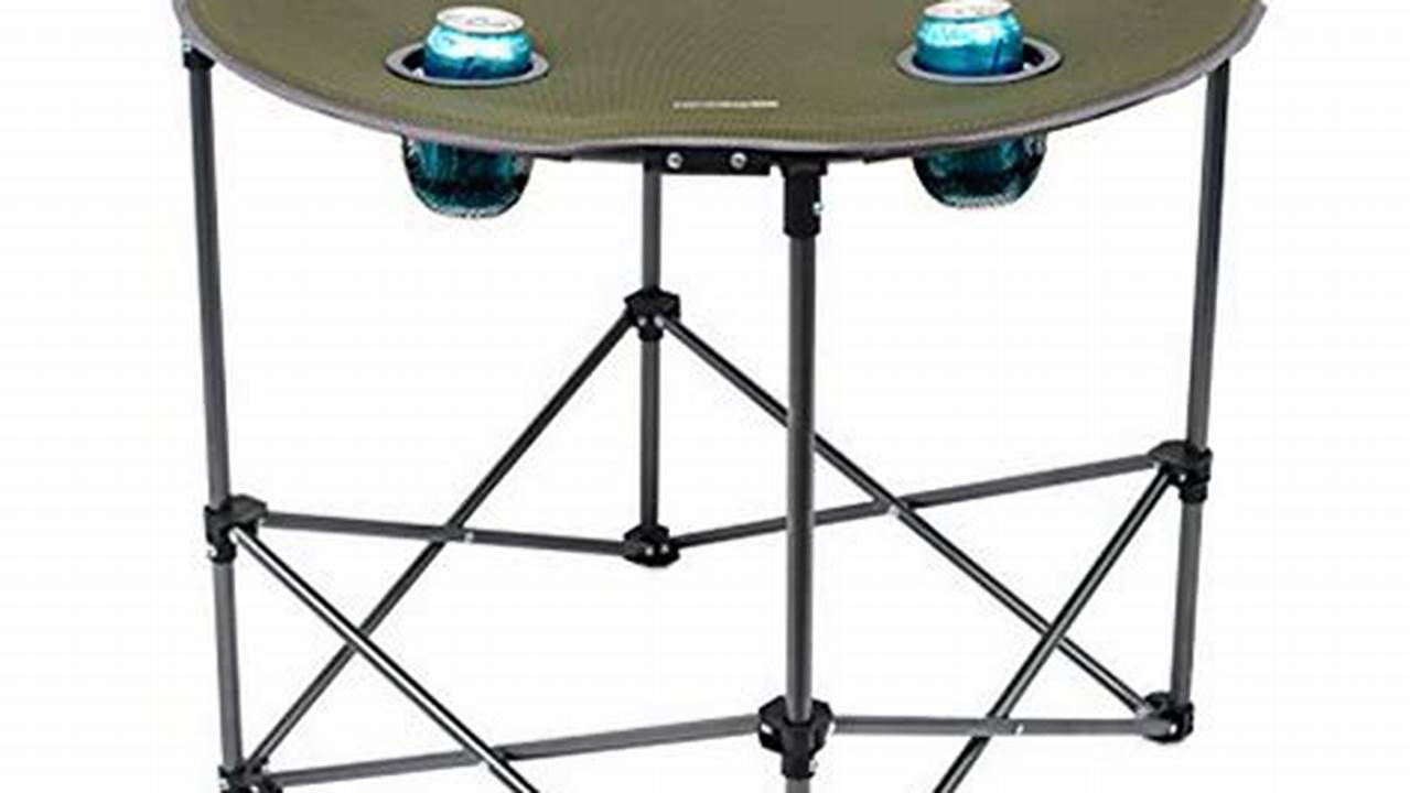 The Ultimate Guide to Folding Camping Tables with Cup Holders
