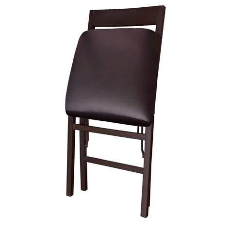 Folding Chair Brown Plastic Dev Group