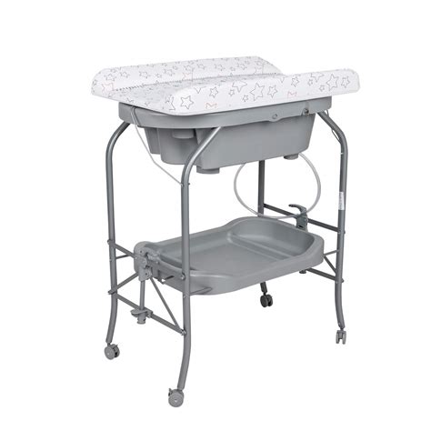 Folding Changing Table With Bath