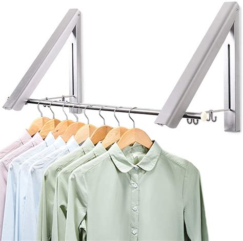 Folding Clothes Hanger Wall Mounted