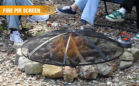 Folding Fire Pit Spark Screen