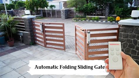 Folding Gate With Automatic Motor