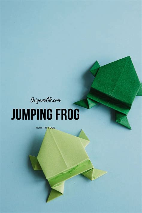 Folding Jumping Frog
